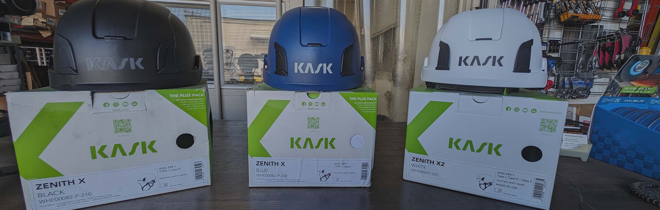 image of Kask safery helmets at Fred Rader